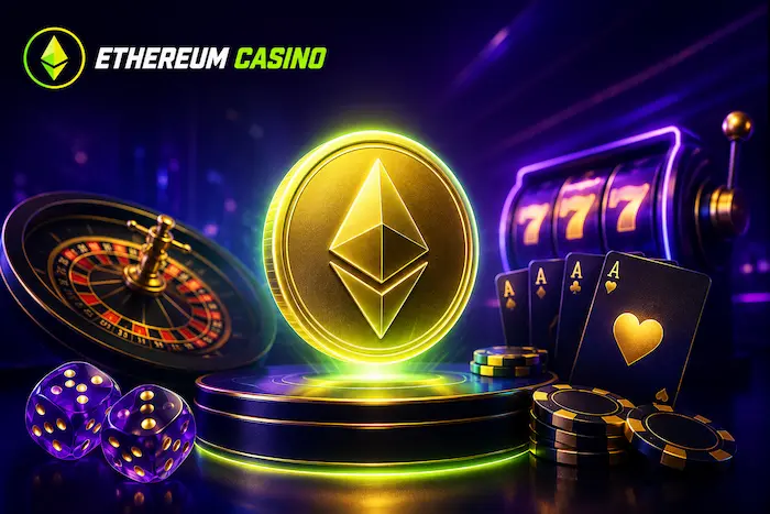 Ethereum Casino con juegos de casino online, ruleta, tragamonedas y apuestas con Ethereum
